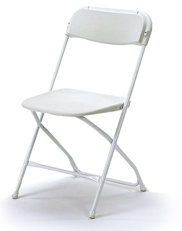 Rental store for CHAIR, FOLDING METAL White in Monroe WA