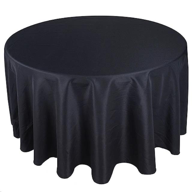 Rental store for TABLECLOTH, 120  ROUND BLACK in Monroe WA
