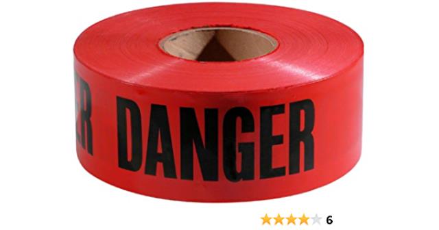 Rental store for TAPE , DANGER RED 3  X 1000 FT in Monroe WA